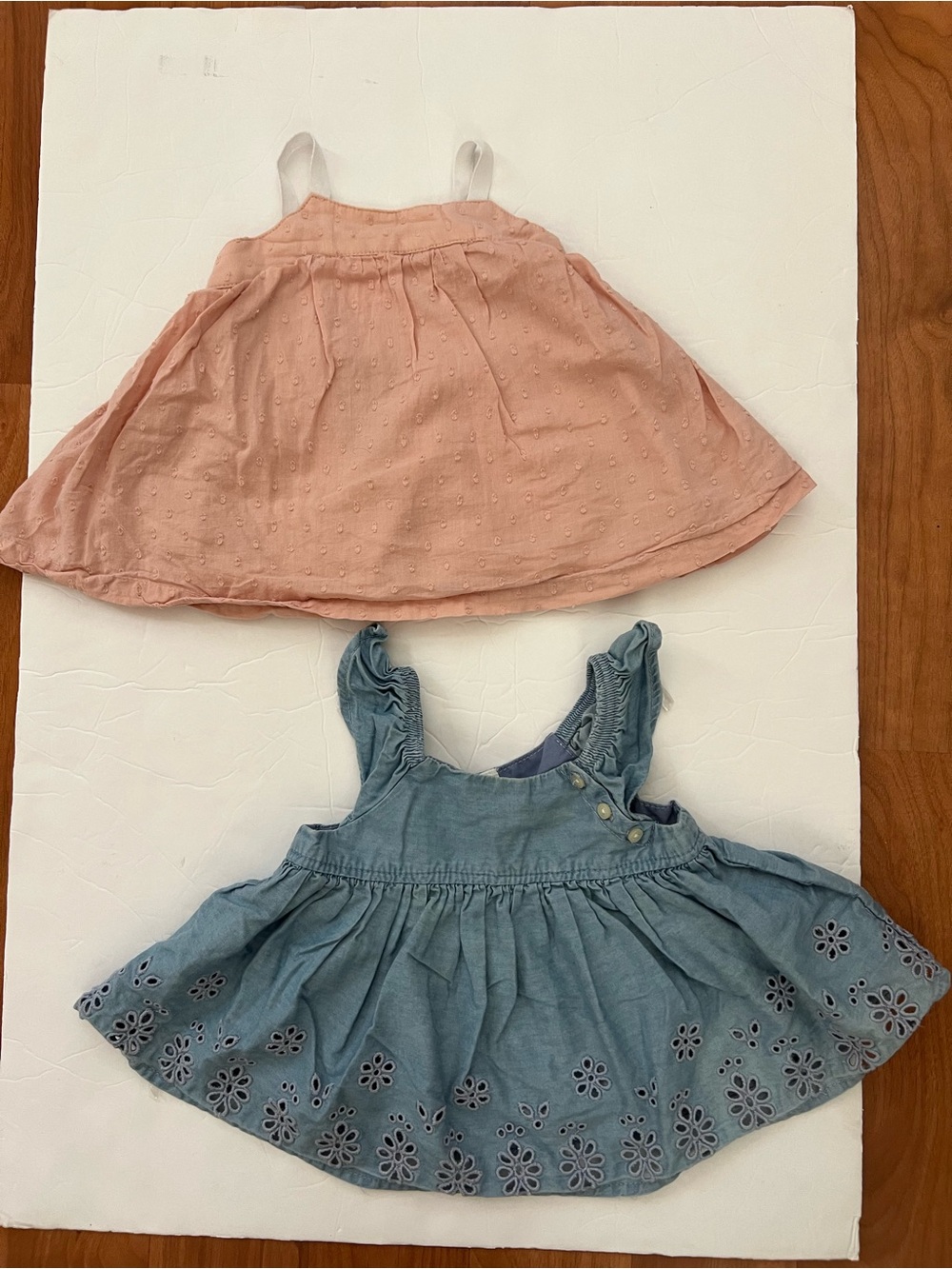 Cynthia Rowley: 12m Pink, Gap; 6-12m Blue, Toddler Girl Dress Bundle of 2